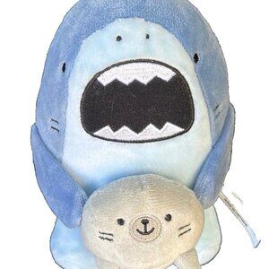 NWT Japanese Characters Samezu Nom Nom Jaggy & Yummy 6.5" Plush Shark & Seal
